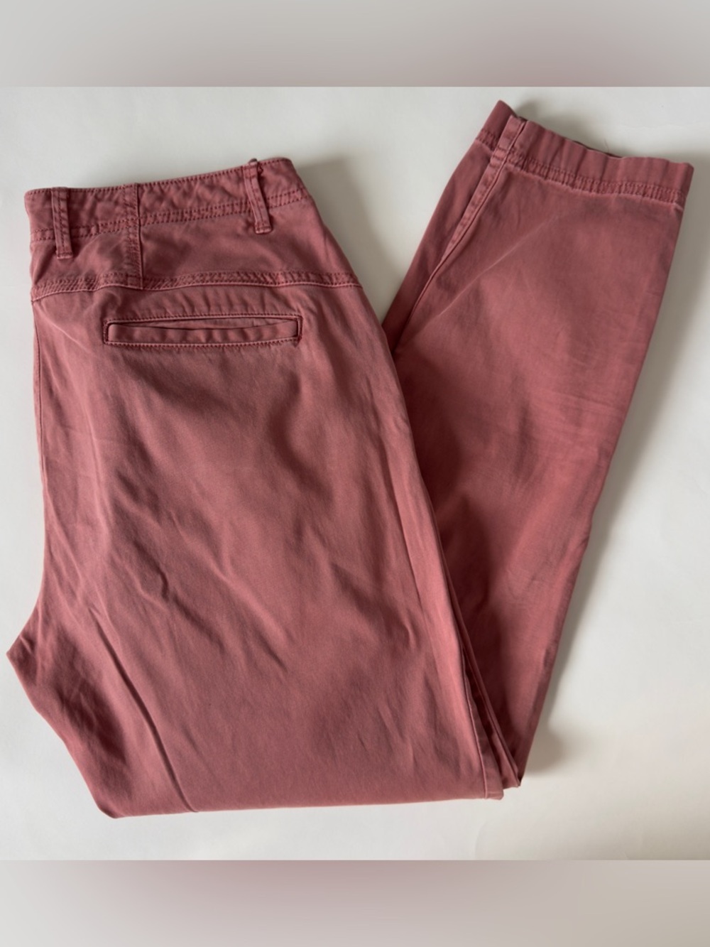Casual Chino Pants in Dusty Rose